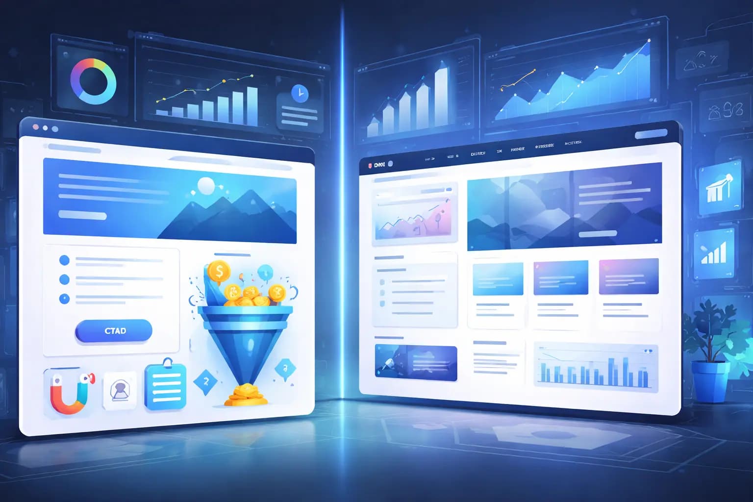 The Difference Between a Landing Page and a Main Website for Business