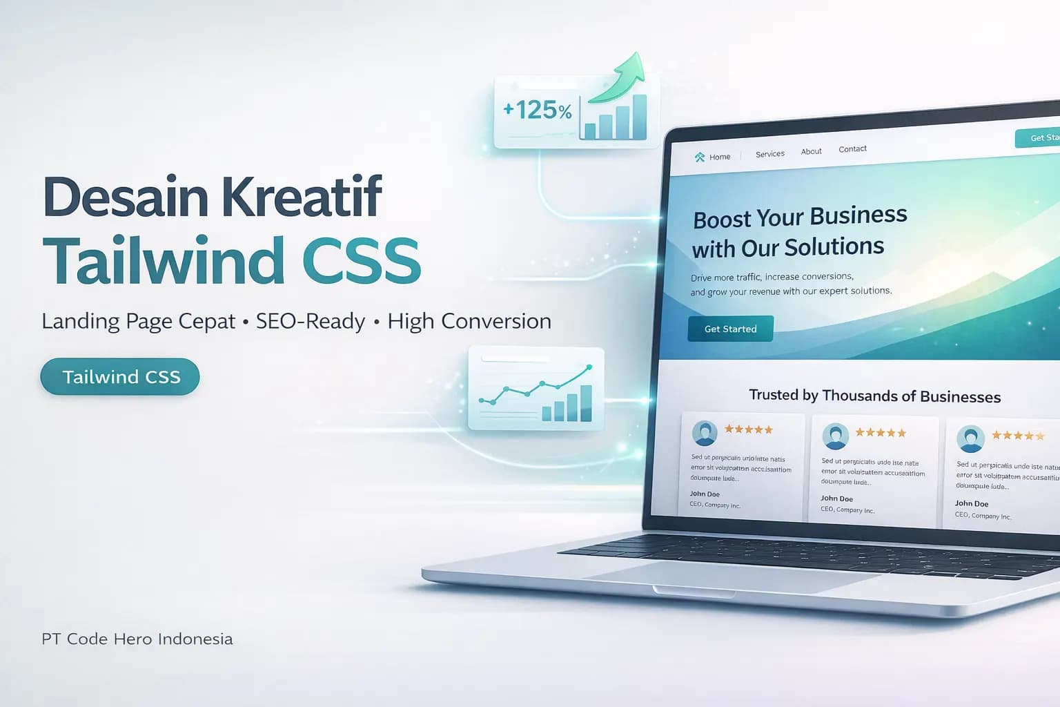 Creative Website Design with Tailwind CSS: Building High-Converting Landing Pages